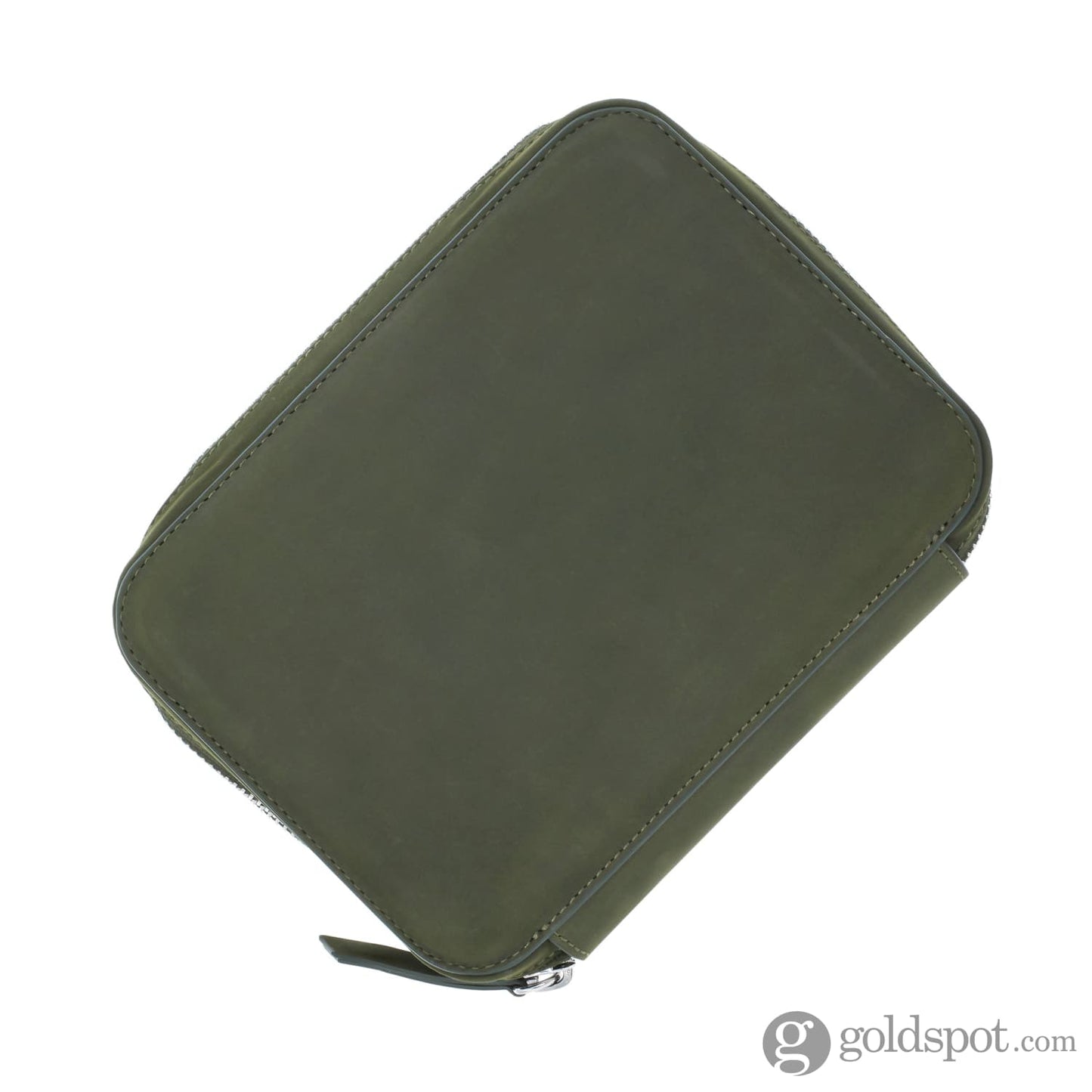 Endless Companion Leather Adjustable 10 Pen Pouch in Green Cases