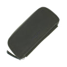 Endless Companion Leather Adjustable 3 Pen Pouch in Green Cases