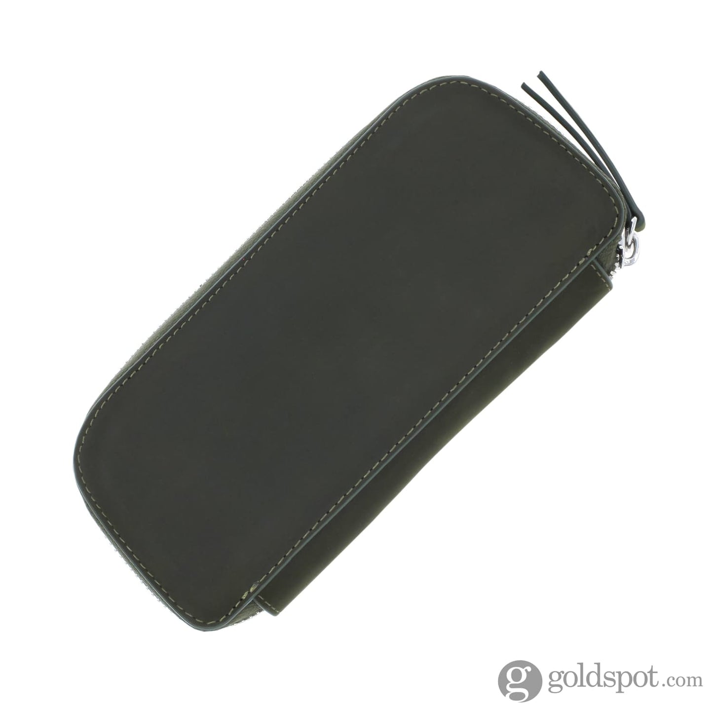 Endless Companion Leather Adjustable 3 Pen Pouch in Green Cases