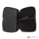 Endless Companion Leather Adjustable 5 Pen Pouch in Black Cases