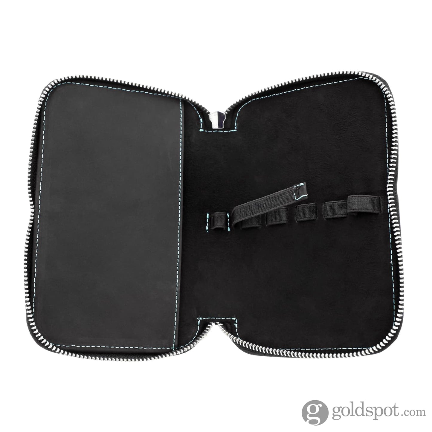 Endless Companion Leather Adjustable 5 Pen Pouch in Black Cases