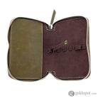 Endless Companion Leather Adjustable 5 Pen Pouch in Green Cases