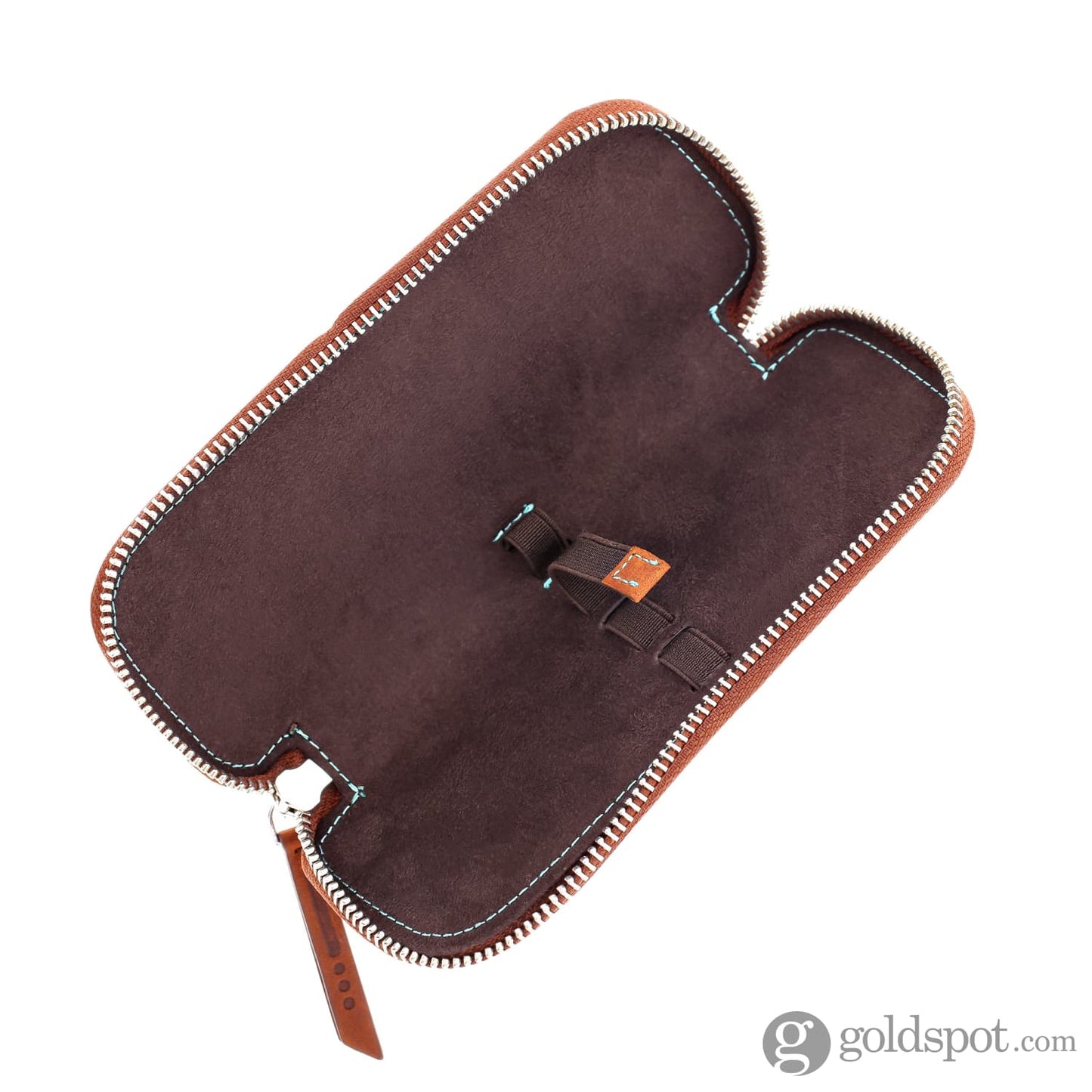 Endless Companion Leather Adjustable Pen Pouch - 2 Pens Brown Cases
