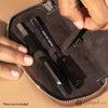 Endless Companion Leather Adjustable Pen Pouch - 3 Pens Brown Cases