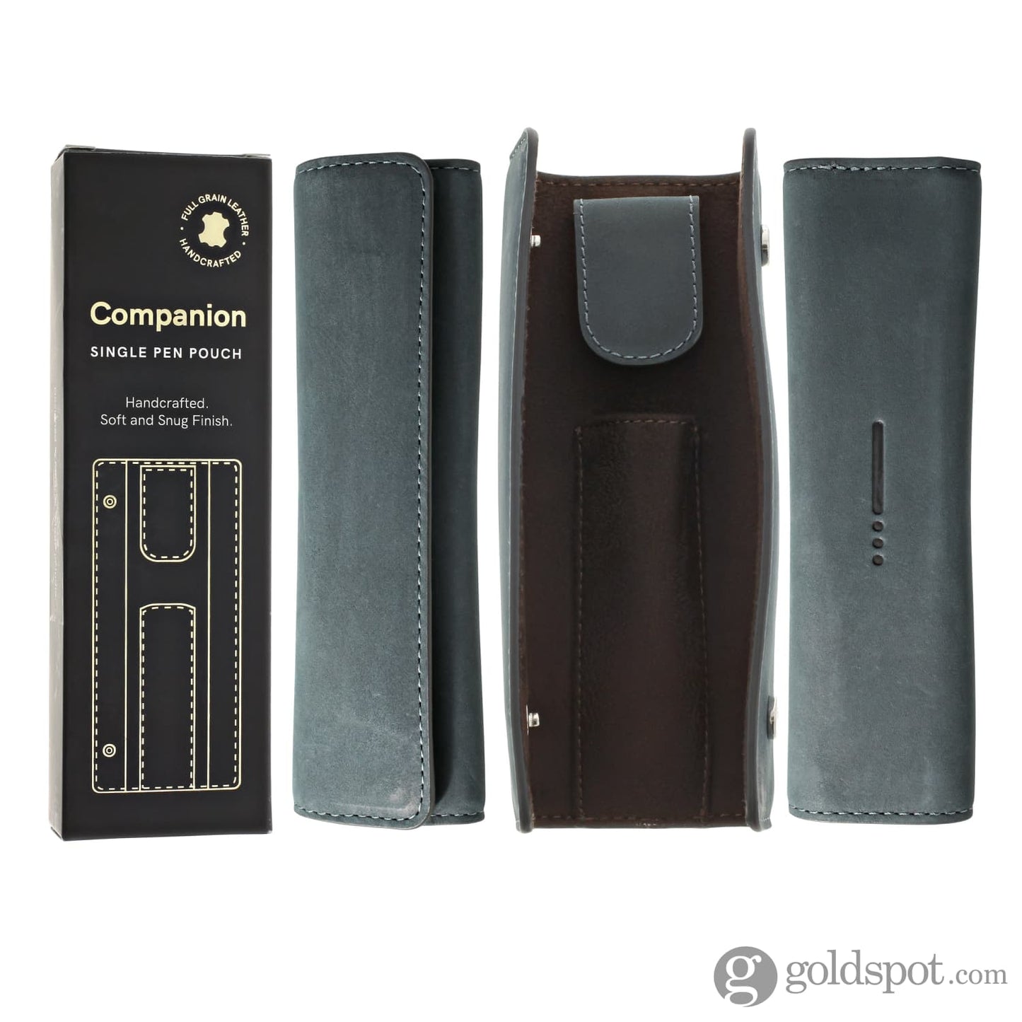 Endless Companion Leather in Blue 1 Pen Pouch Pen Cases