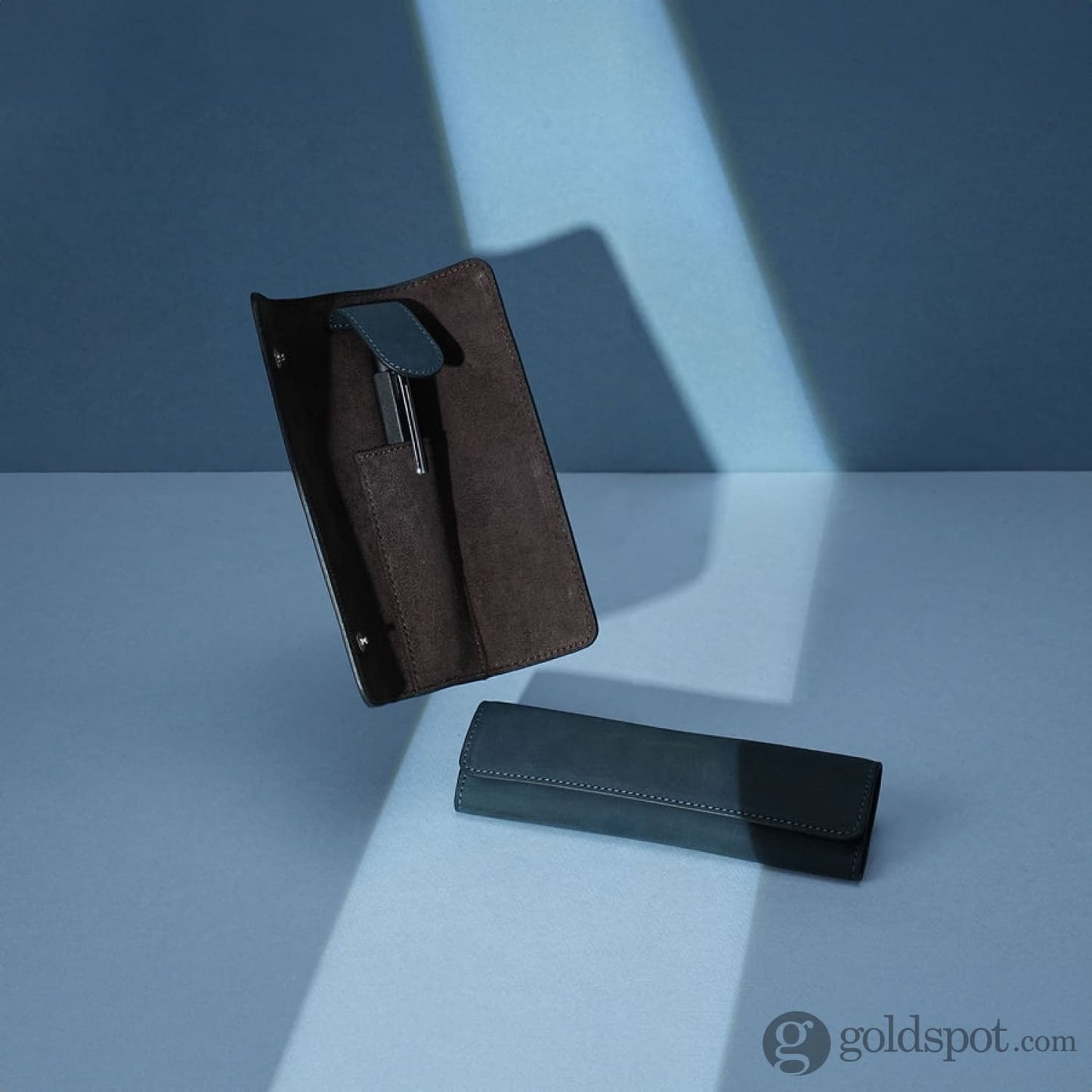 Endless Companion Leather in Blue 1 Pen Pouch Pen Cases