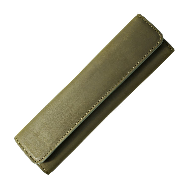 Endless Companion Leather in Green 1 Pen Pouch Pen Cases