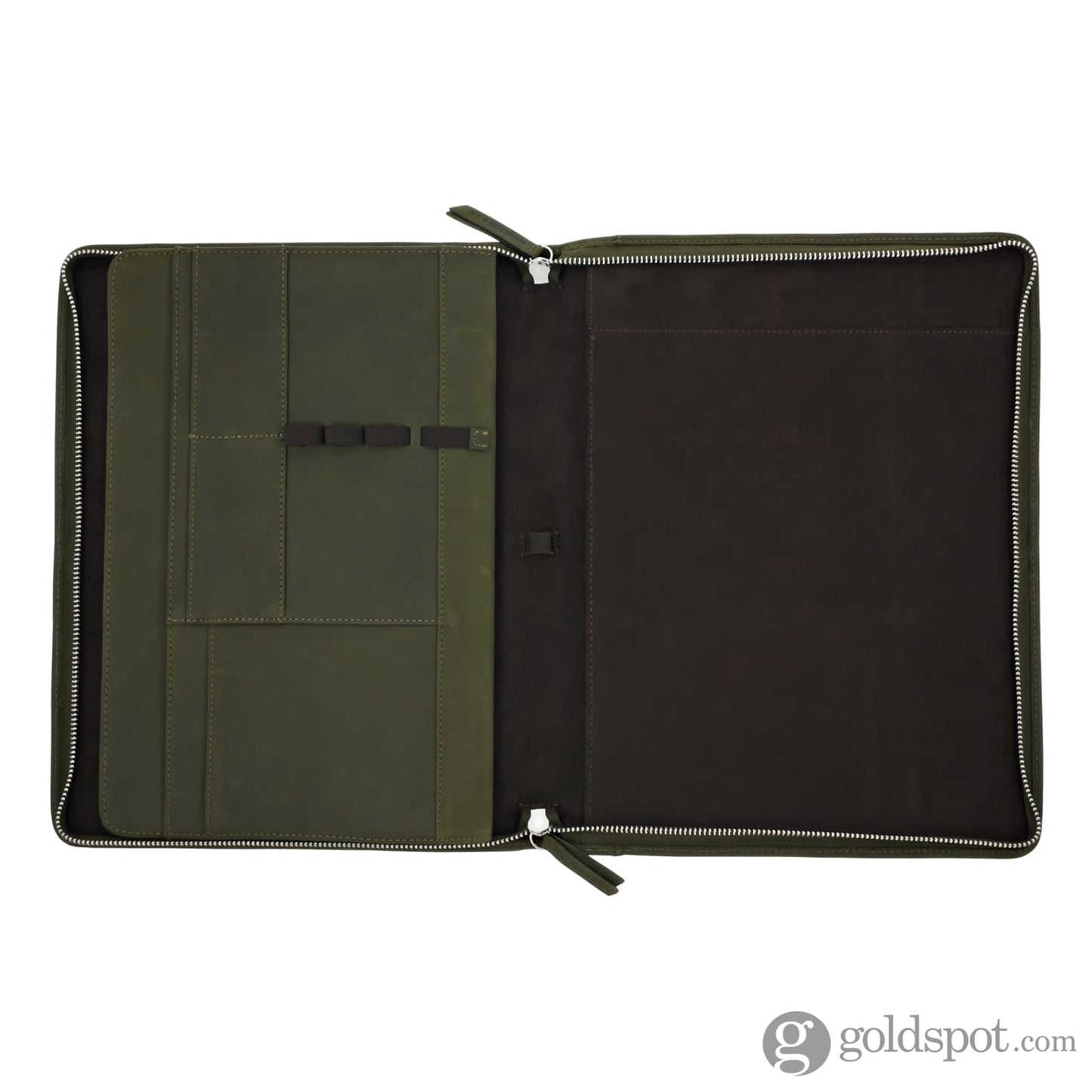 Endless Folio A4 in Green Leather Pen Cases