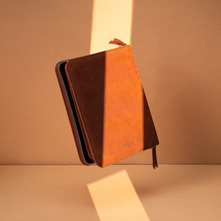 Endless Folio A5 in Brown Leather Pen Cases