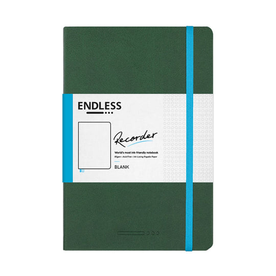 Endless Recorder A5 Notebook in Forest Canopy with the 80gsm Regalia Paper - Blank