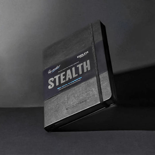 Endless Recorder A5 Notebook in Stealth with the 80gsm Regalia Paper - Dotted