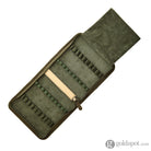 Esterbrook 20 Pen Zipper Case in Army Green Pen Cases