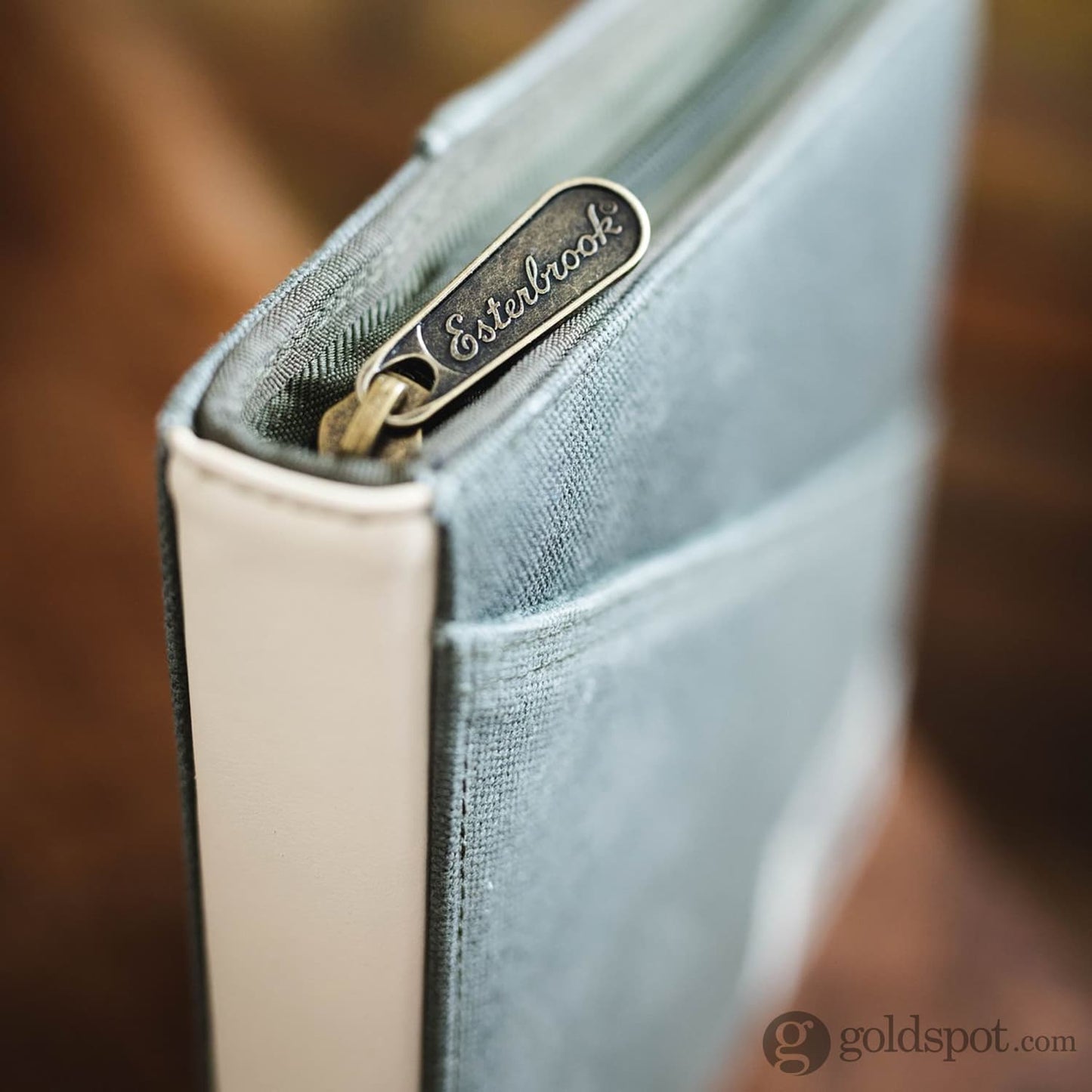 Esterbrook 20 Pen Zipper Case in Army Green Pen Cases