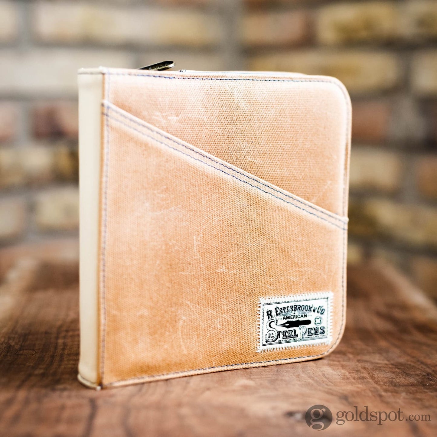 Esterbrook 20 Pen Zipper Case in Tan Pen Cases