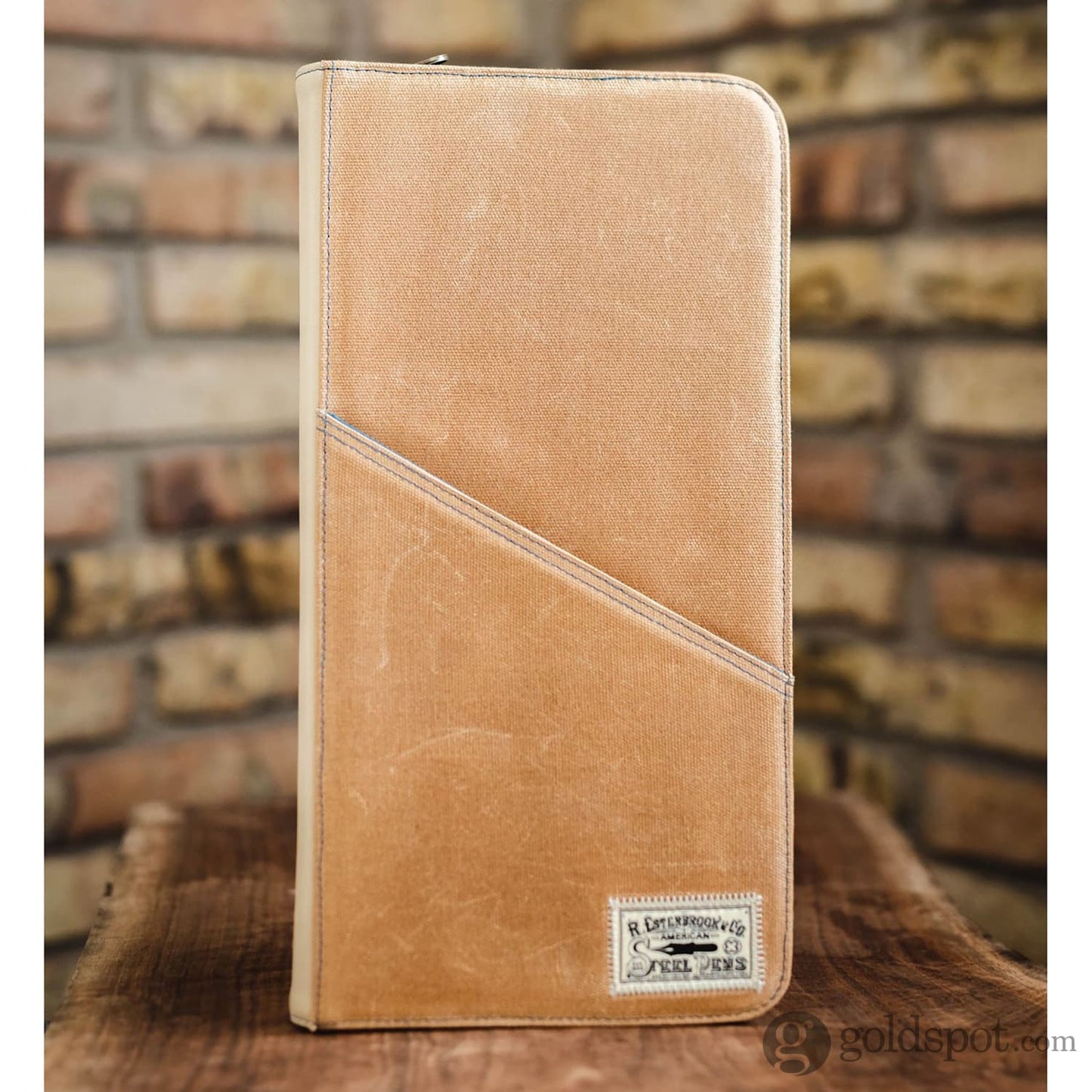 Esterbrook 40 Pen Zipper Case in Tan Pen Cases