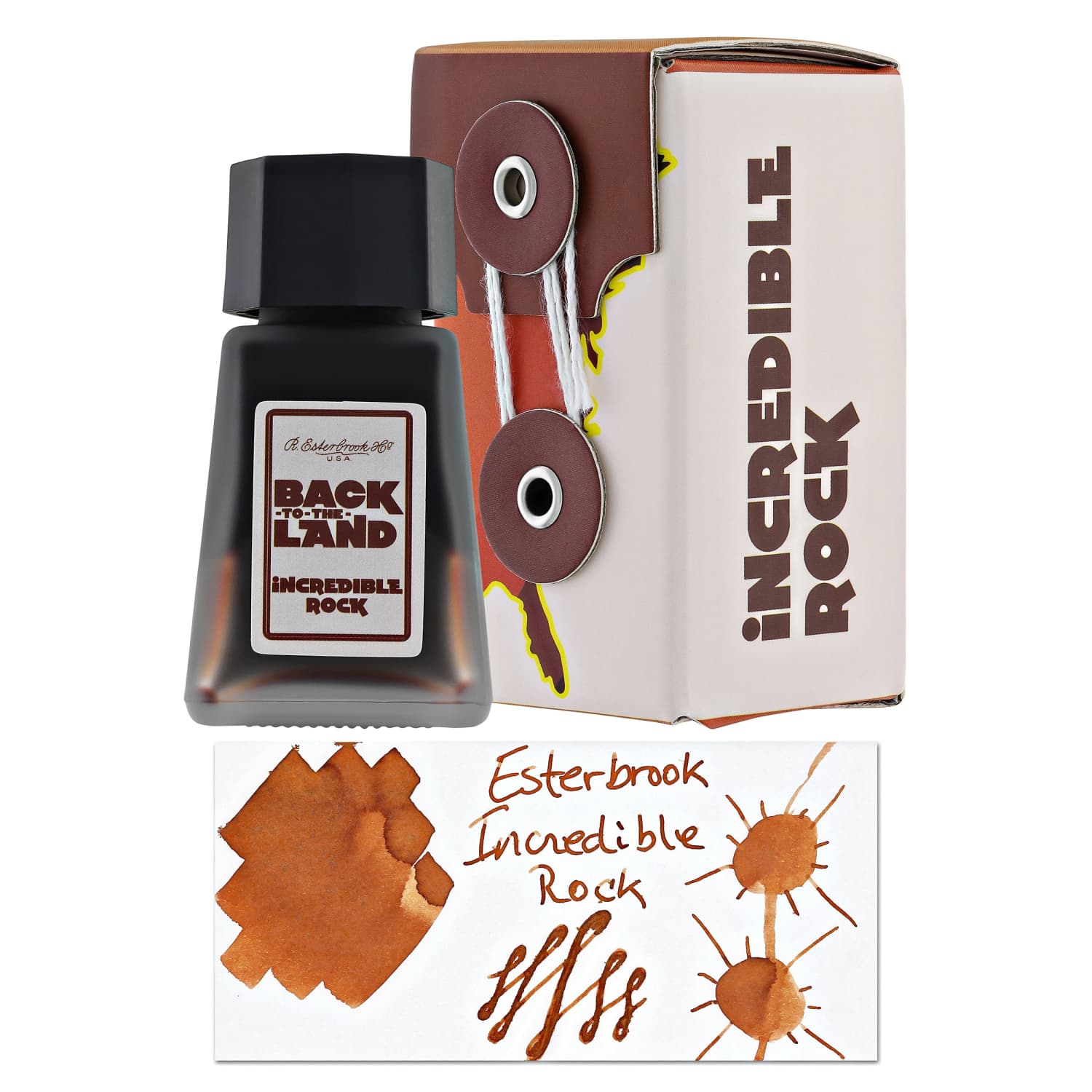 Esterbrook Back to the Lands Bottled Ink in Incredible Rock - 30mL ...