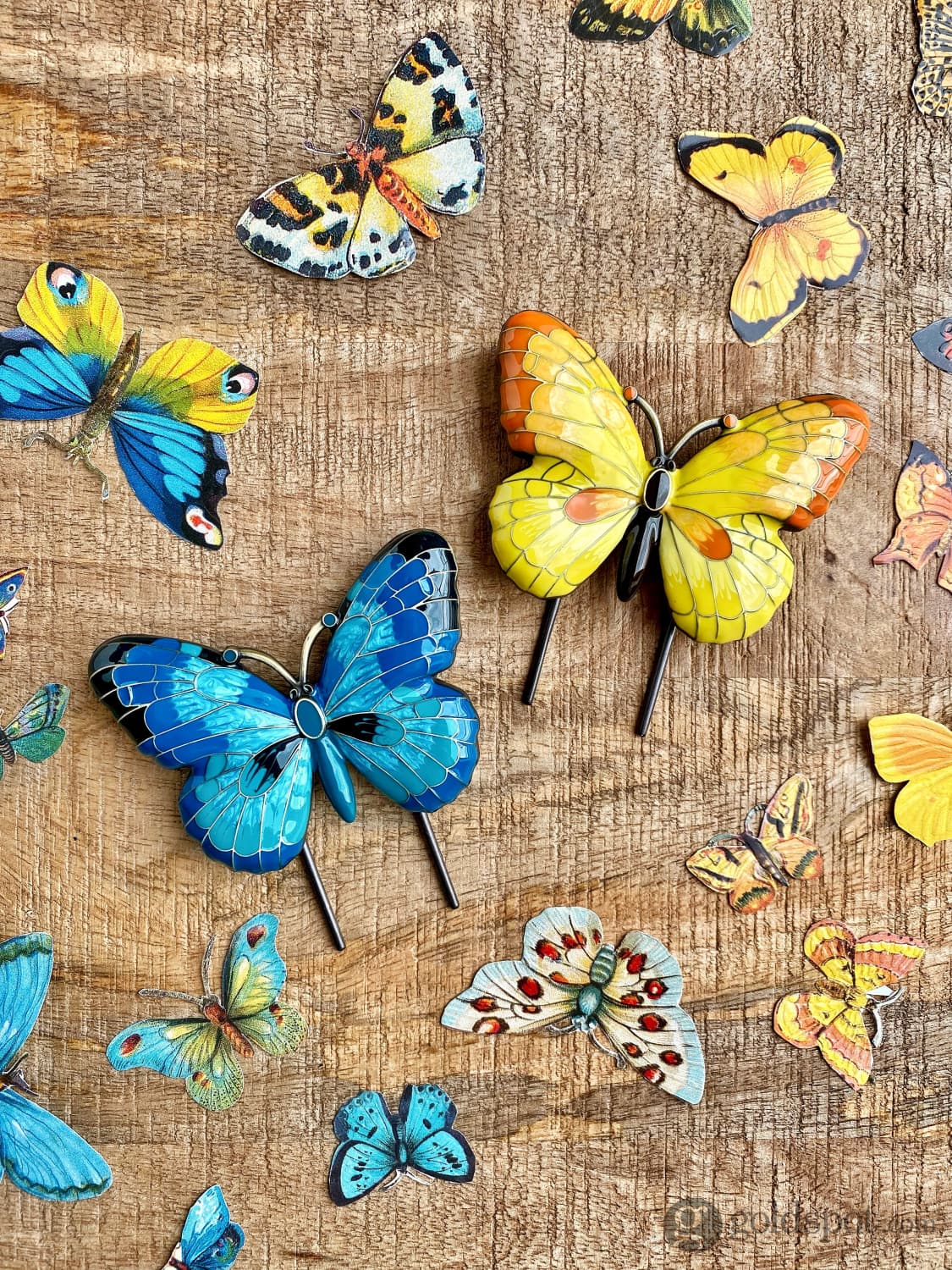 Esterbrook Butterfly Page Holder in Yellow Accessories