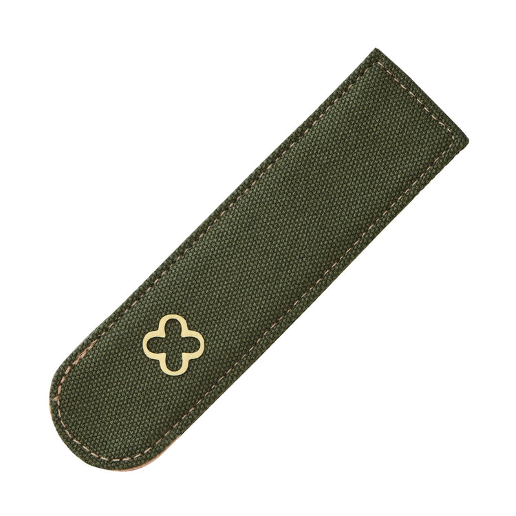 Esterbrook Canvas Single Pen Sleeve in Green Pen Cases