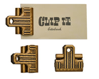 Esterbrook Eclipse Page Clips in Brass - 3 Piece Set