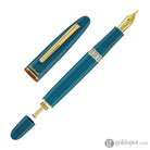 Esterbrook Estie Back to the Lands Button Piston Fountain Pen in Funky Lake with Gold Trim Fountain Pen