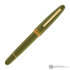 Esterbrook Estie Back to the Lands Button Piston Fountain Pen in Quirky Leaf with Gold Trim Fountain Pen