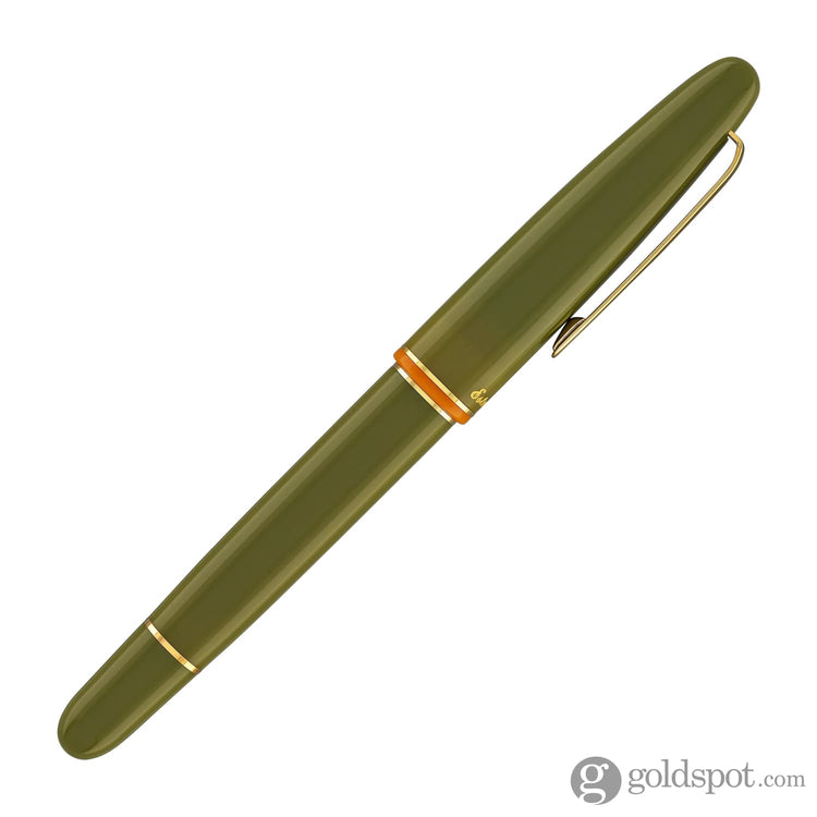 Esterbrook Estie Back to the Lands Button Piston Fountain Pen in Quirky Leaf with Gold Trim Fountain Pen
