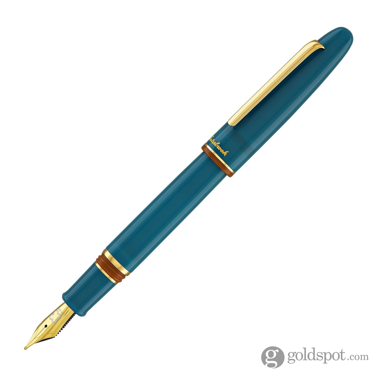 Esterbrook Estie Back to the Lands Regular Fountain Pen in Funky Lake with Gold Trim Fountain Pen