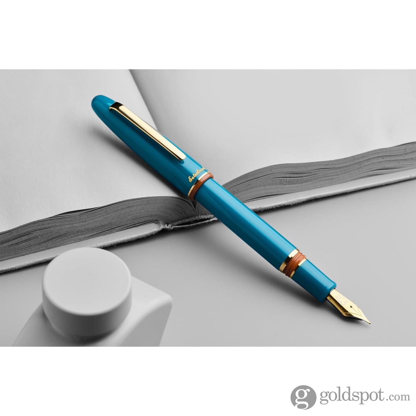 Esterbrook Estie Back to the Lands Regular Fountain Pen in Funky Lake with Gold Trim Fountain Pen