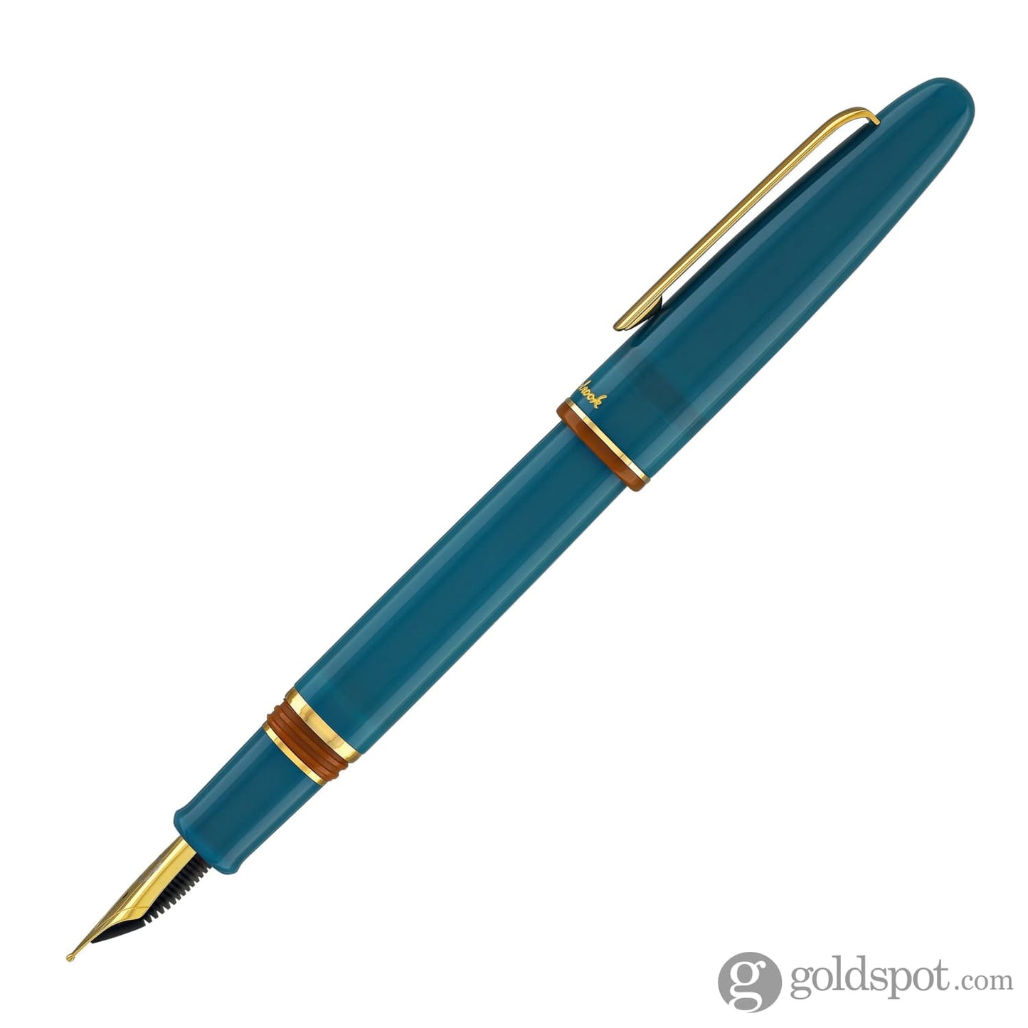 Esterbrook Estie Back to the Lands Regular Fountain Pen in Funky Lake with Gold Trim Fountain Pen