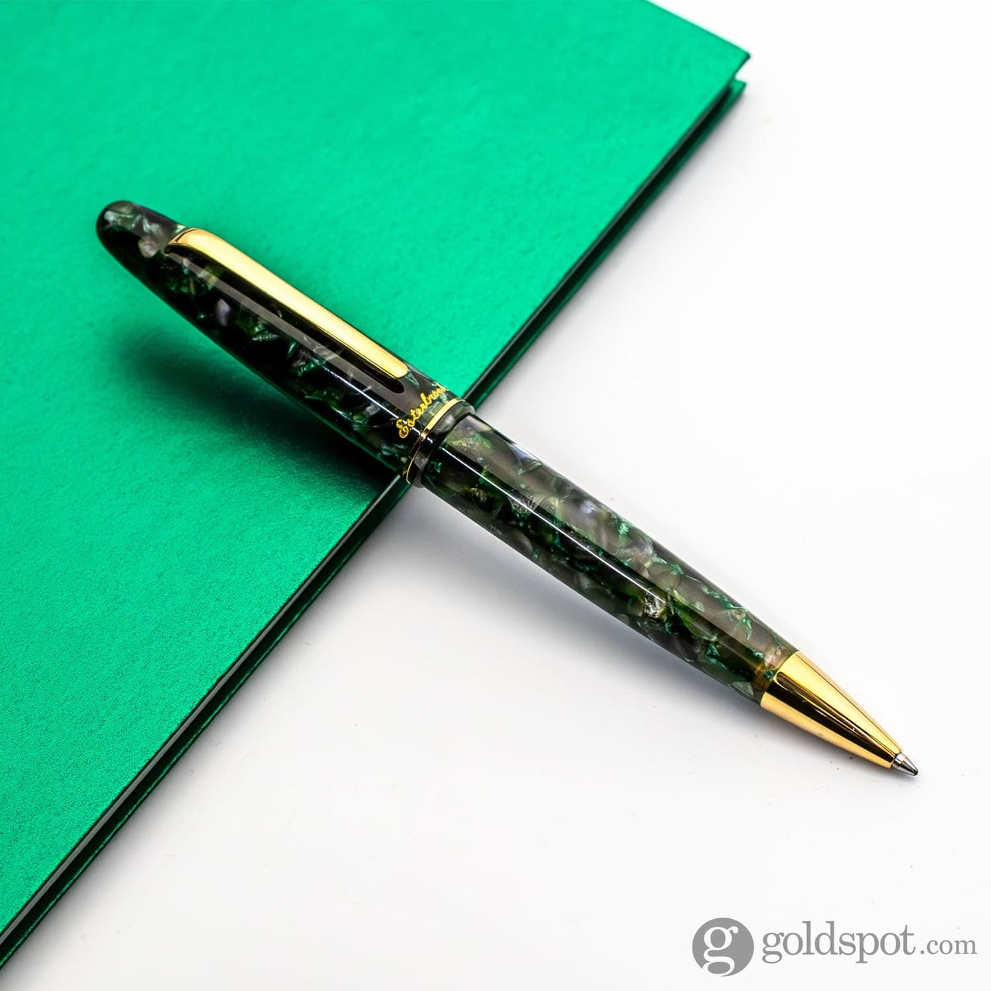 Esterbrook Estie Ballpoint Pen in Jurassic with Gold Trim Ballpoint Pens