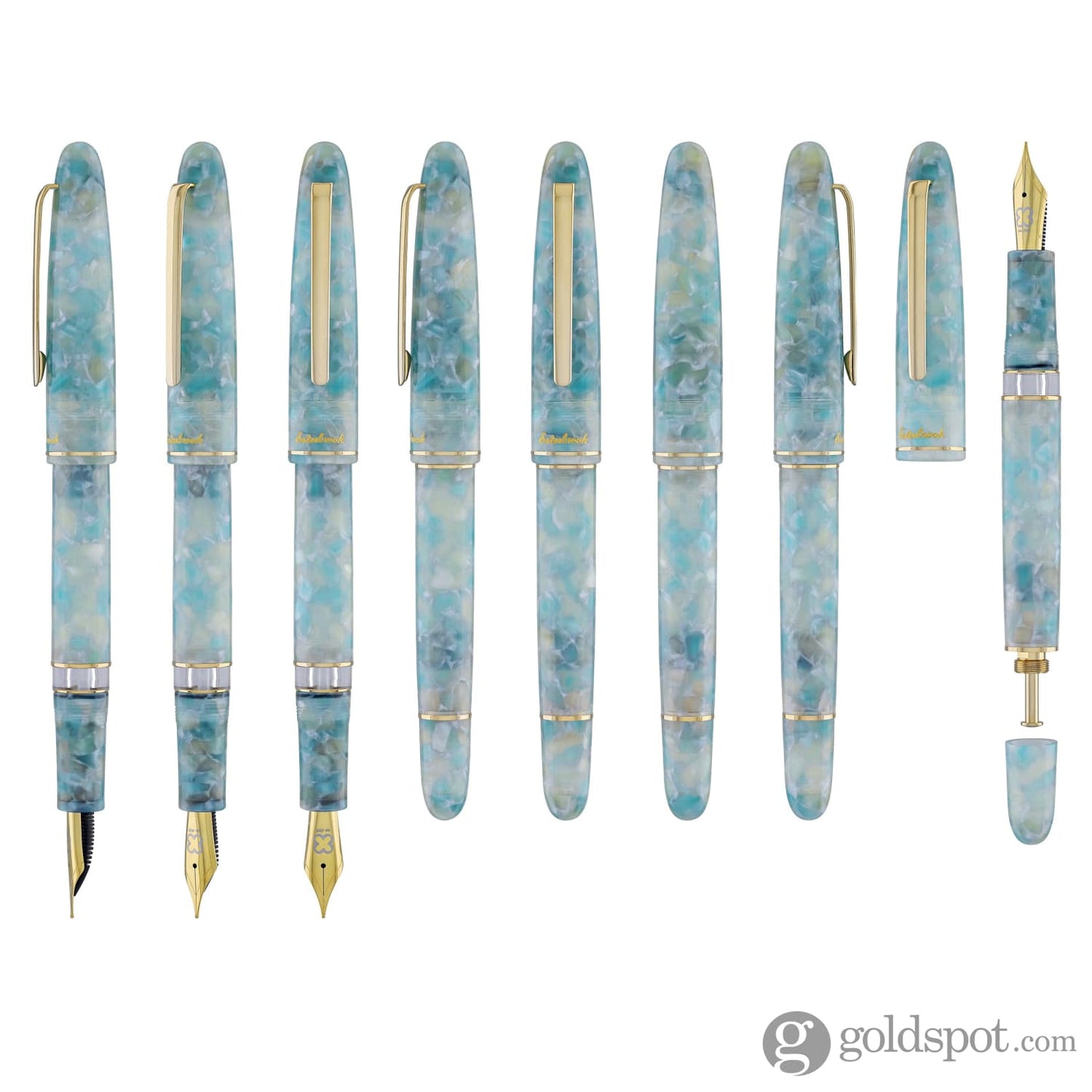 Esterbrook Estie Button Fill Fountain Pen in Sea Glass Fountain Pen