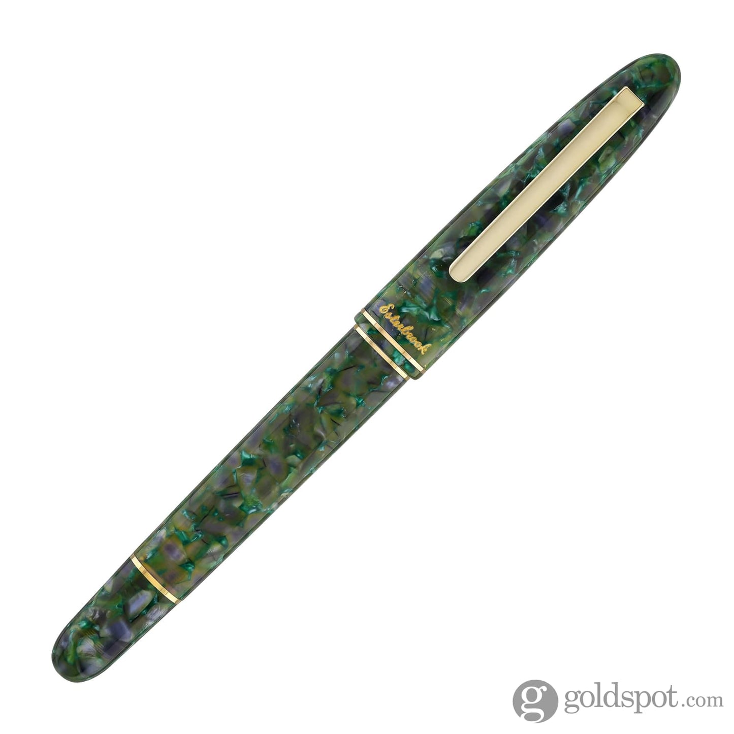 Esterbrook Estie Fountain Pen in Jurassic with Gold Trim - Piston Filling Fountain Pen