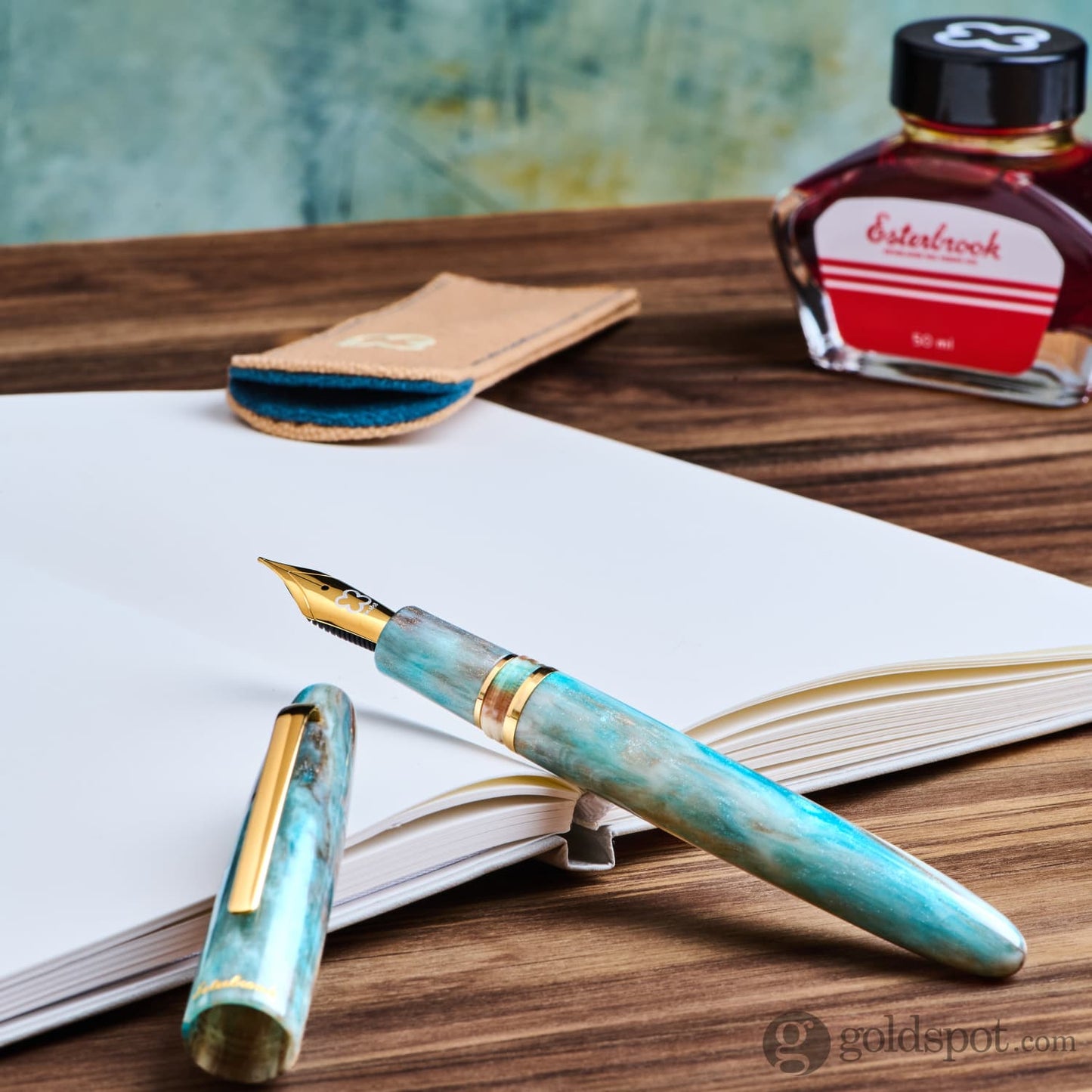 Esterbrook Estie Regular Fountain Pen in Avalanche with Gold Trim Fountain Pen