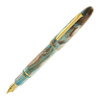 Esterbrook Estie Regular Fountain Pen in Avalanche with Gold Trim