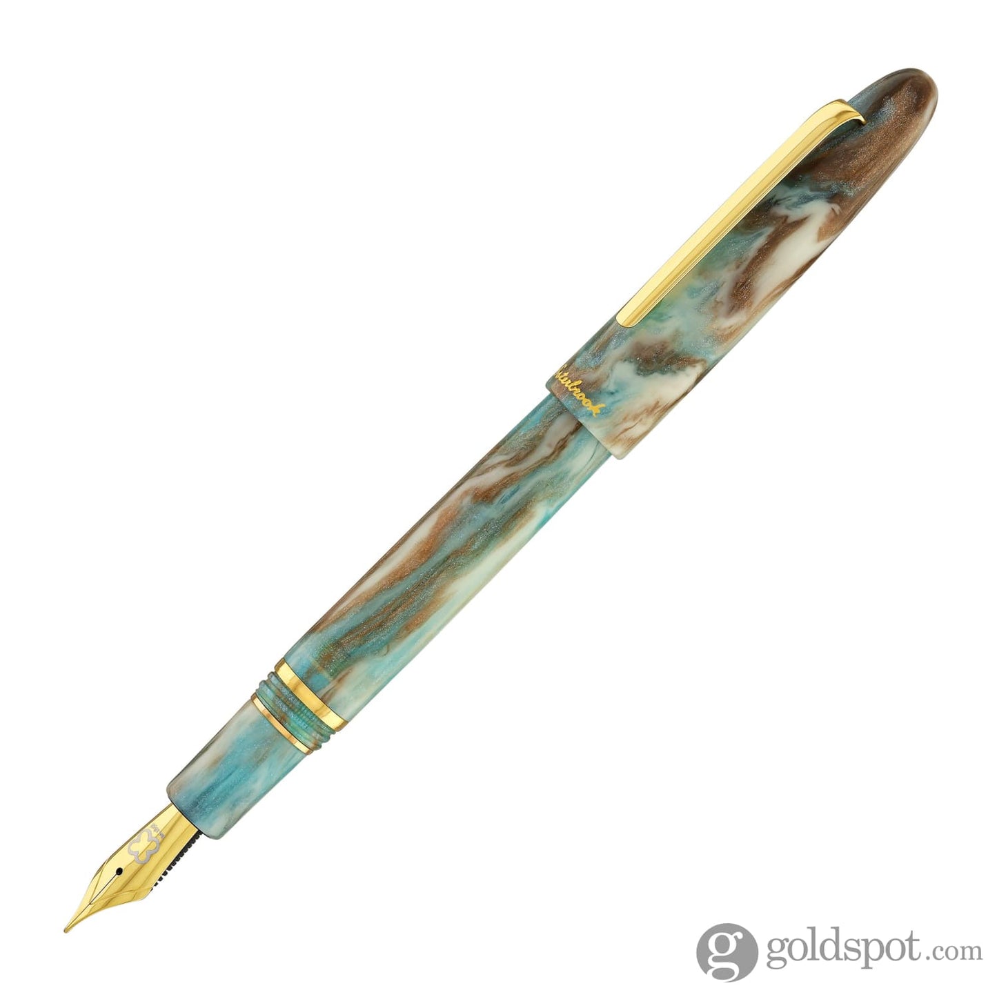 Esterbrook Estie Regular Fountain Pen in Avalanche with Gold Trim Fountain Pen
