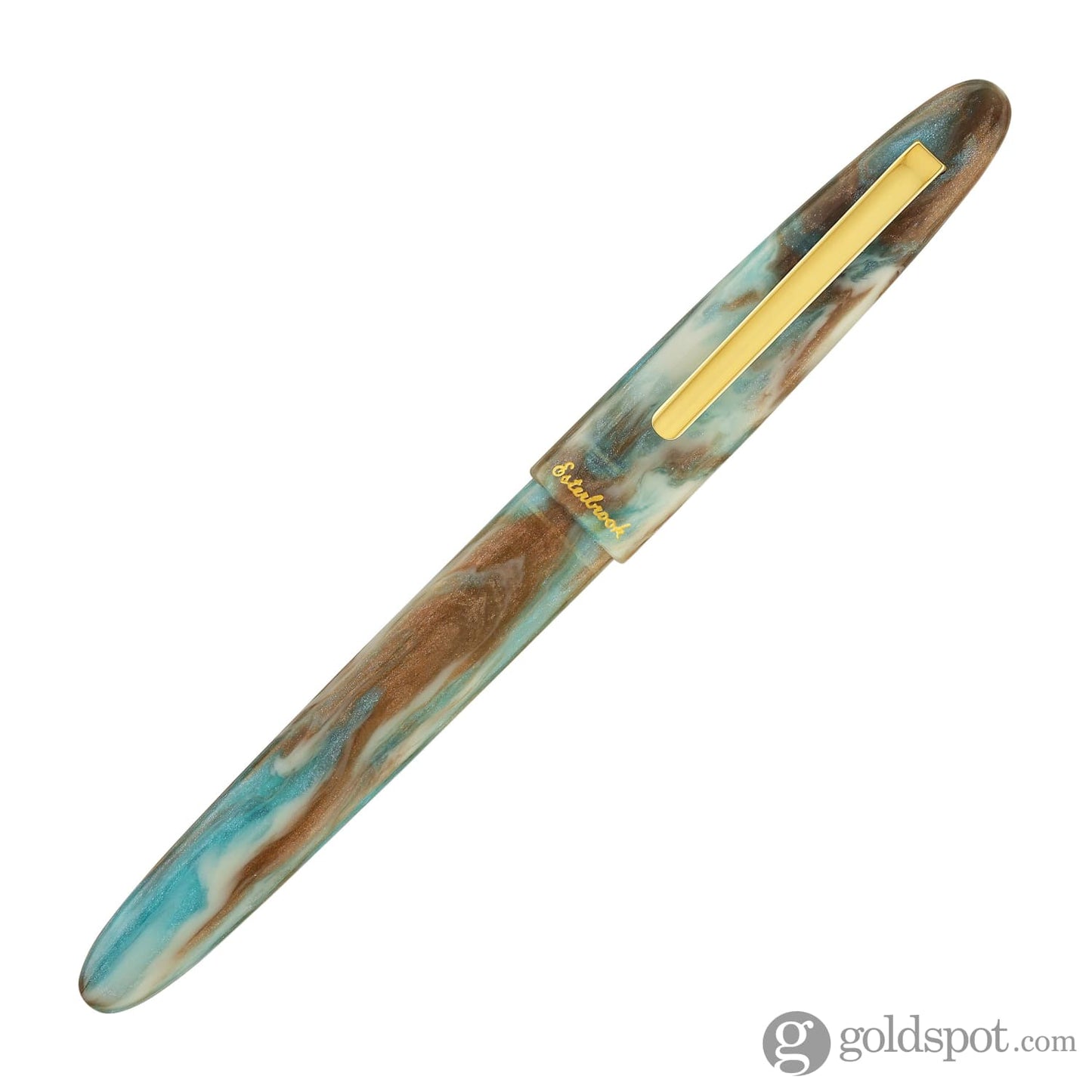 Esterbrook Estie Regular Fountain Pen in Avalanche with Gold Trim Fountain Pen