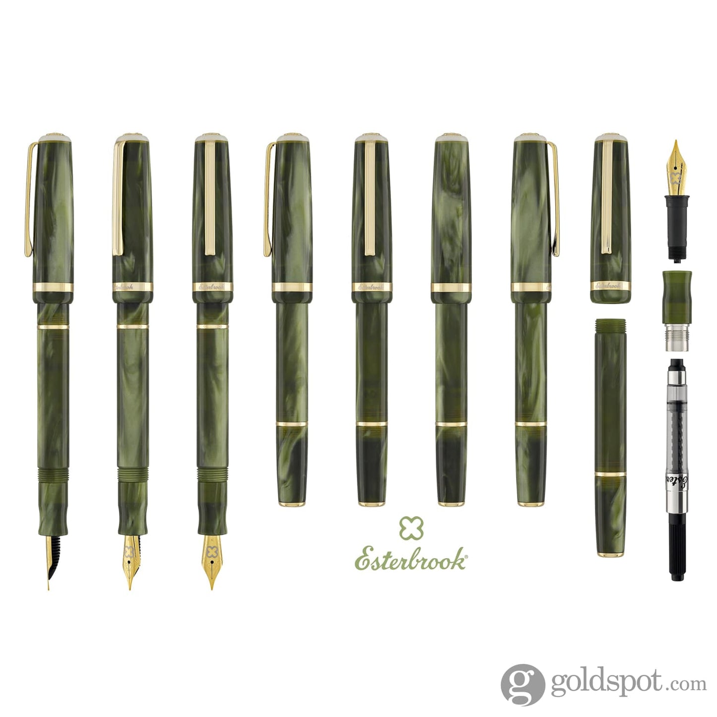 Esterbrook JR Pocket Fountain Pen in Palm Green Fountain Pen