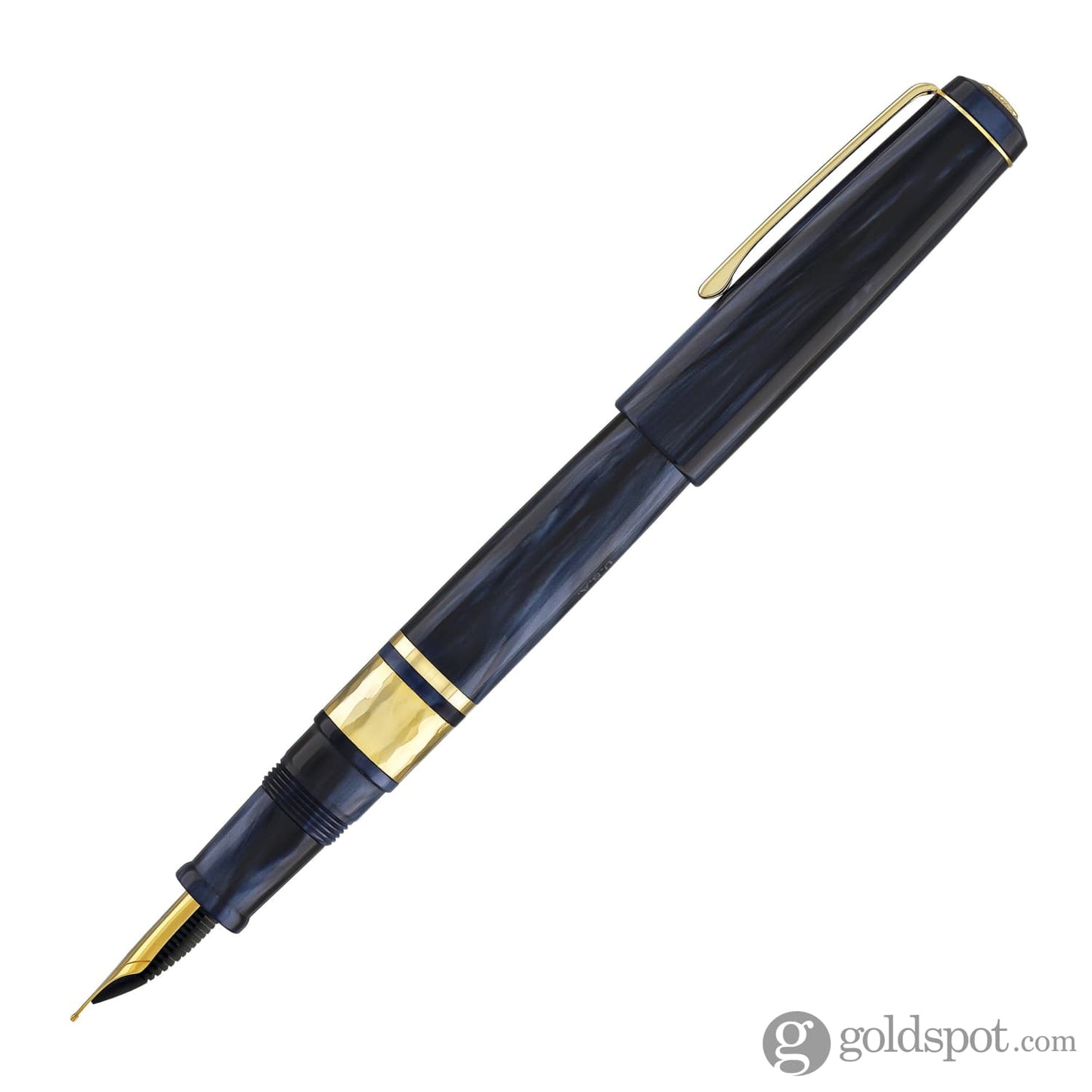Esterbrook Model J Chatoyant Acrylics Fountain Pen in Capri Blue with Gold Trim Fountain Pen