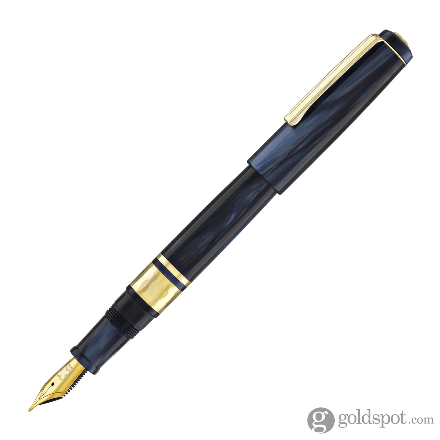 Esterbrook Model J Chatoyant Acrylics Fountain Pen in Capri Blue with Gold Trim Fountain Pen