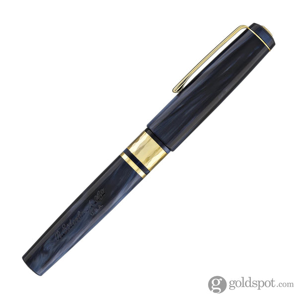 Esterbrook Model J Chatoyant Acrylics Fountain Pen in Capri Blue with Gold Trim Fountain Pen