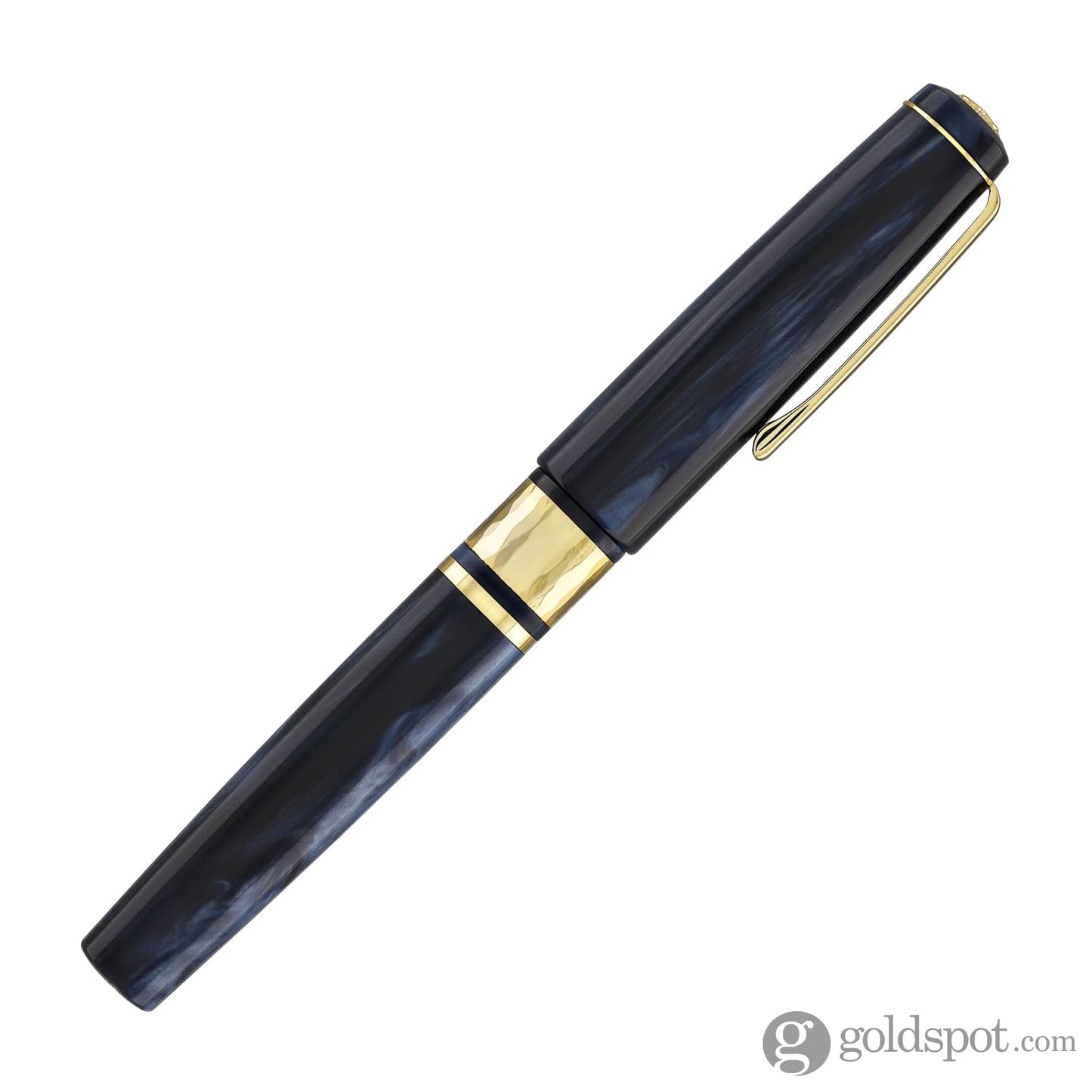 Esterbrook Model J Chatoyant Acrylics Fountain Pen in Capri Blue with Gold Trim Fountain Pen