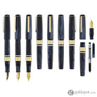 Esterbrook Model J Chatoyant Acrylics Fountain Pen in Capri Blue with Gold Trim Fountain Pen