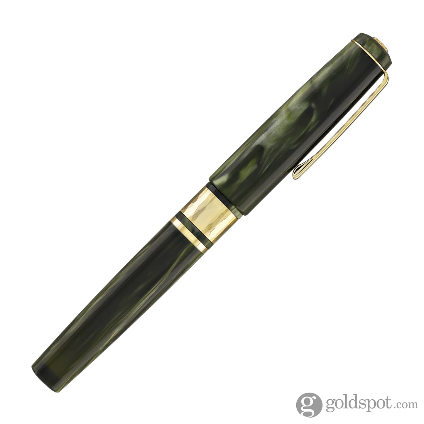 Esterbrook Model J Chatoyant Acrylics Fountain Pen in Palm Green with Gold Trim Fountain Pen
