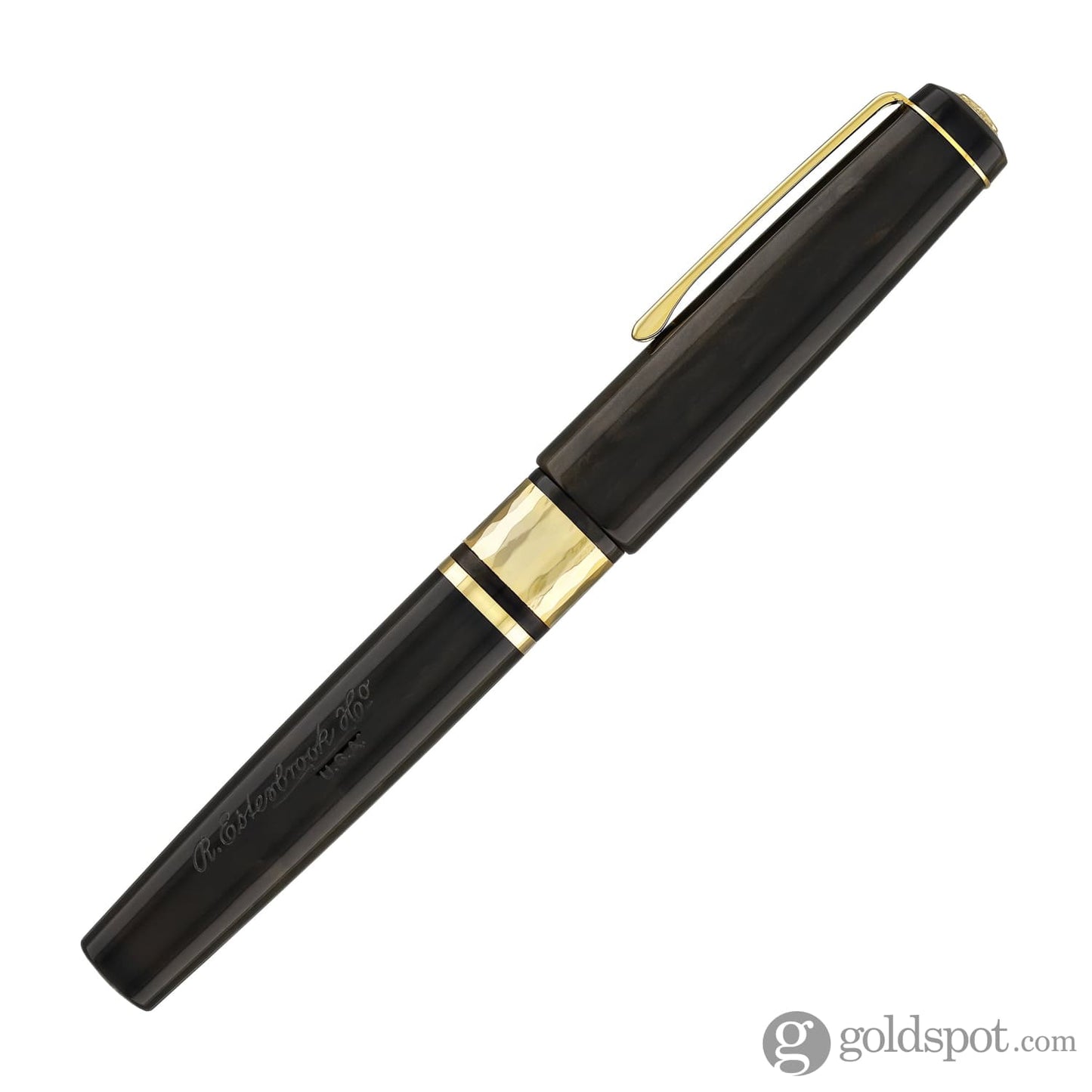 Esterbrook Model J Chatoyant Acrylics Fountain Pen in Pumpkin Latte with Gold Trim Fountain Pen