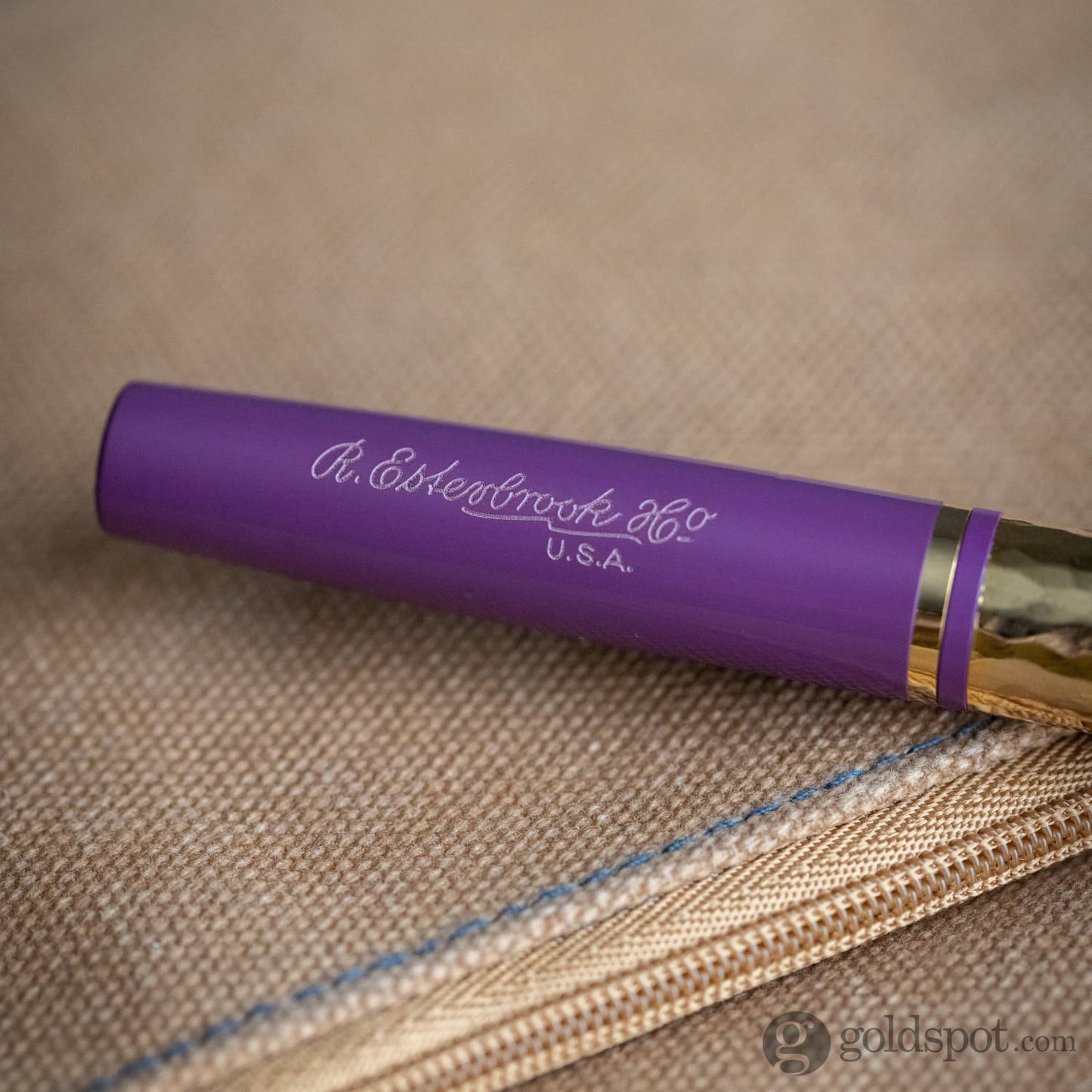 Esterbrook Model J Fountain Pen in Blackberry Ebonite with Gold Trim Fountain Pen