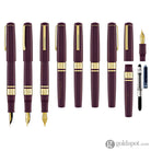 Esterbrook Model J Fountain Pen in Blackberry Ebonite with Gold Trim Fountain Pen