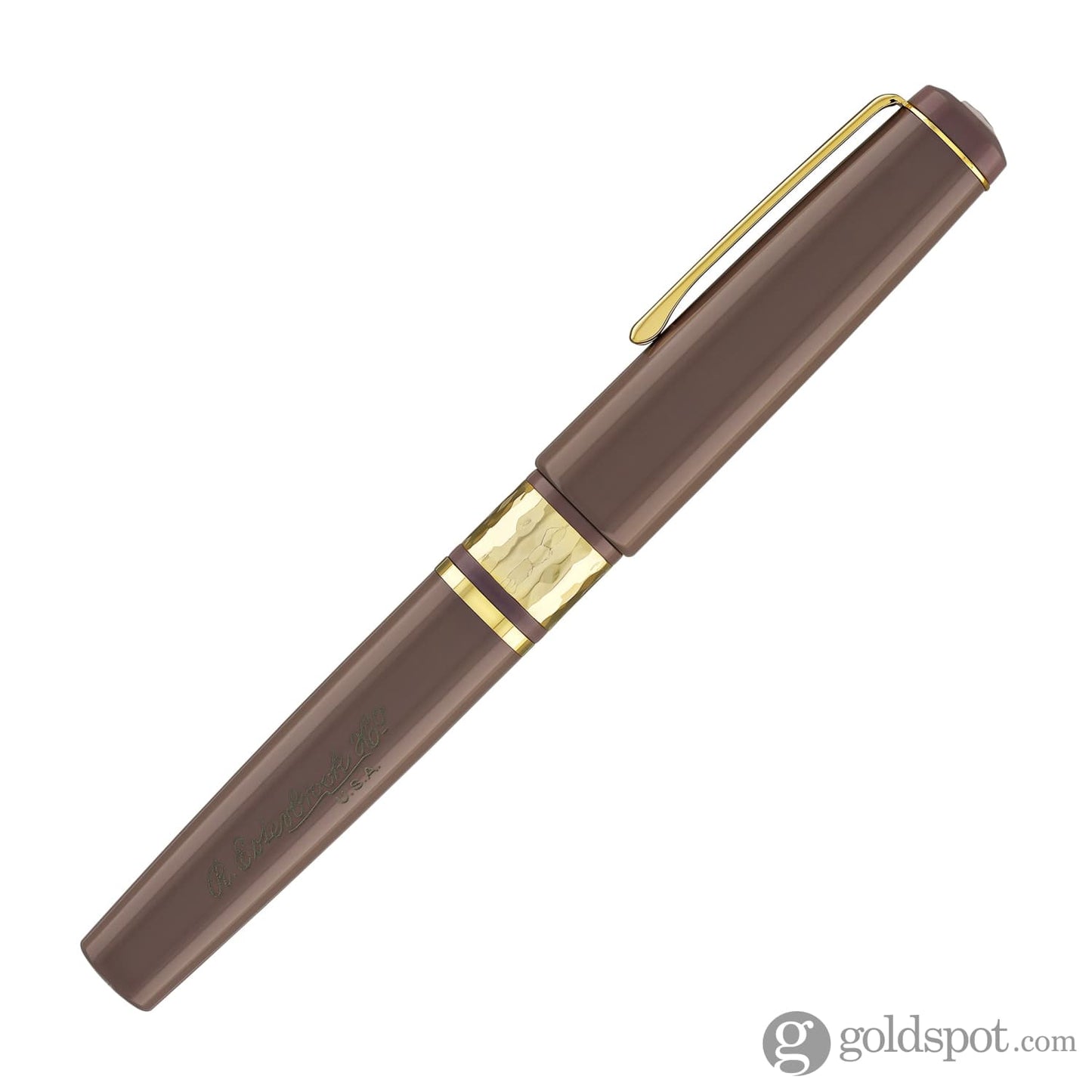 Esterbrook Model J Fountain Pen in Violet Ebonite with Gold Trim Fountain Pen