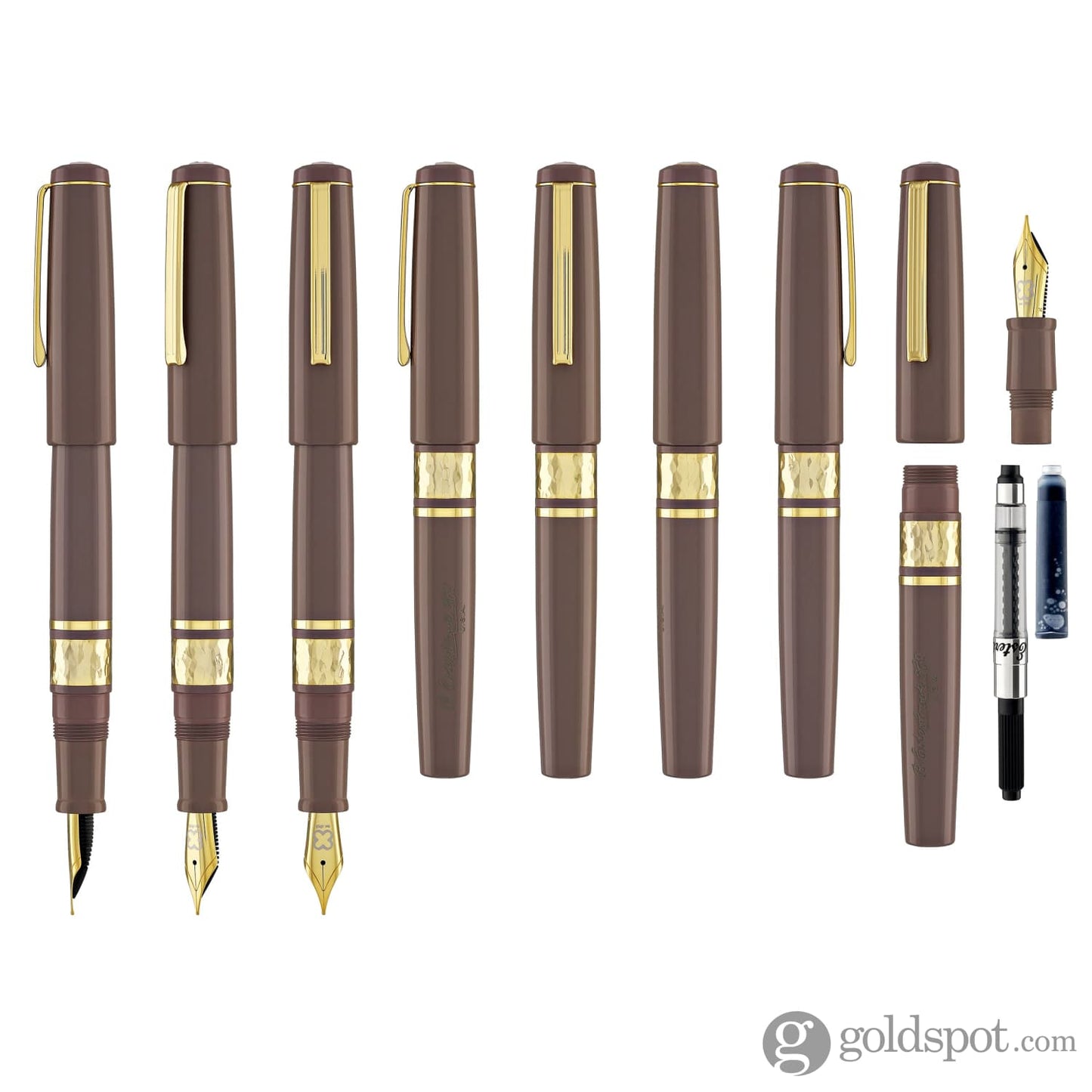 Esterbrook Model J Fountain Pen in Violet Ebonite with Gold Trim Fountain Pen