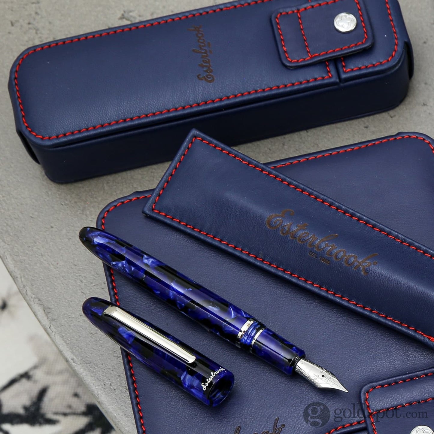 Esterbrook Pen Nook Case in Navy Pen Cases
