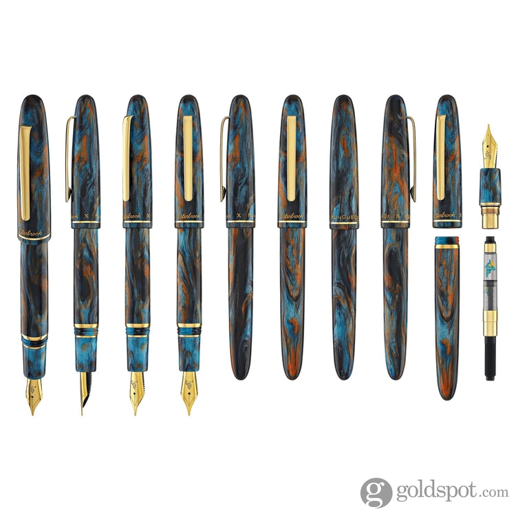 Esterbrook x Bungubox Estie Fountain Pen in Kachofugetsu Kingfisher Fountain Pen